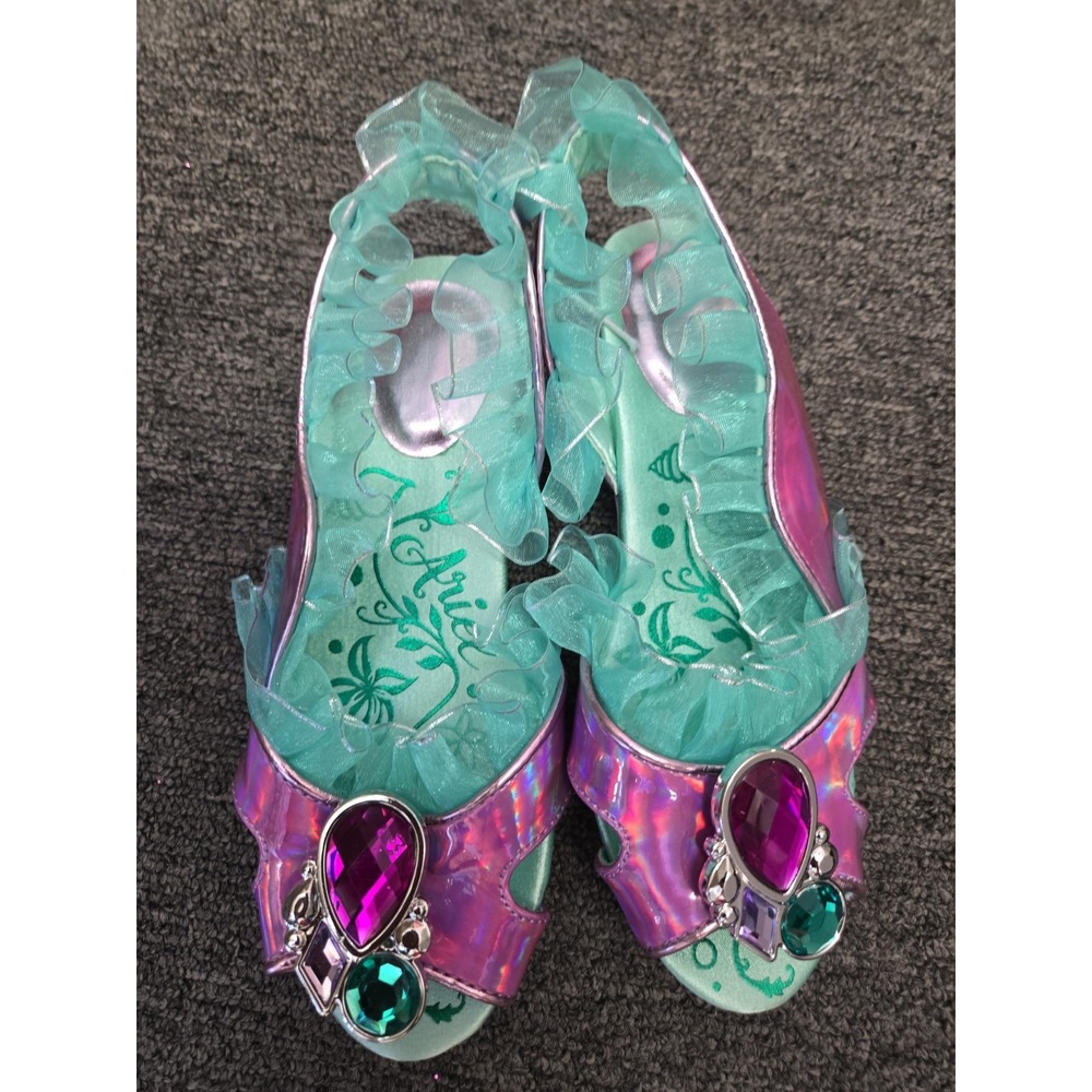 Ariel Little Mermaid Disney Princess Costume Dress-up Shoes 13/1